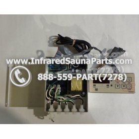COMPLETE CONTROL POWER BOX WITH CONTROL PANEL - COMPLETE CONTROL POWER BOX  AIRWALL INFRARED SAUNA WITH CONTROL PANEL 6
