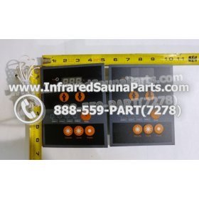COMPLETE CONTROL POWER BOX WITH CONTROL PANEL - COMPLETE CONTROL POWER BOX FOR  INFRARED SAUNA 110v 120v WITH TWO CONTROL PANELS UNIVERSAL 17