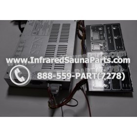 COMPLETE CONTROL POWER BOX WITH CONTROL PANEL - COMPLETE CONTROL POWER BOX CAL SAUNA INFRARED SAUNA STYLE 3 WITH TWO CONTROL PANELS 2