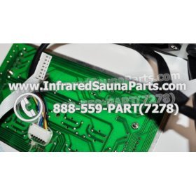 COMPLETE CONTROL POWER BOX WITH CONTROL PANEL - COMPLETE CONTROL POWER BOX CAL SAUNA INFRARED SAUNA STYLE 1 WITH TWO CONTROL PANELS 6