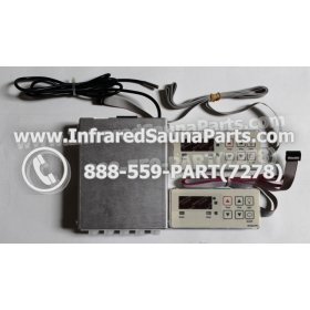 COMPLETE CONTROL POWER BOX WITH CONTROL PANEL - COMPLETE CONTROL POWER BOX O-SAUNA INFRARED SAUNA WITH TWO CONTROL PANEL 1