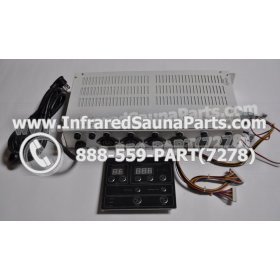 COMPLETE CONTROL POWER BOX WITH CONTROL PANEL - COMPLETE CONTROL POWER BOX VIDAL INFRARED SAUNA STYLE 4 WITH ONE CONTROL PANEL 1