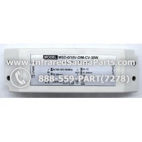 ADAPTERS / TRANSFORMERS - ADAPTERS TRANSFORMERS 110V /120V MSD-0-10V-DIM-CV-30W  DIMMABLE 1