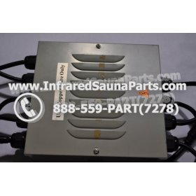 COMPLETE CONTROL POWER BOX 220V / 240V - COMPLETE CONTROL POWER BOX 220V / 240V FED INTERNATIONAL INFRARED SAUNA WITH 8 HEATER PLUGS v1 7