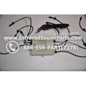 COMPLETE CONTROL POWER BOX 220V / 240V - COMPLETE CONTROL POWER BOX 220V / 240V DELUXE INFRARED SAUNA WITH 8 HEATER PLUGS v1 8