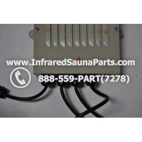 COMPLETE CONTROL POWER BOX 220V / 240V - COMPLETE CONTROL POWER BOX 220V / 240V FED INTL.INFRARED SAUNA WITH 8 HEATER PLUGS v1 11