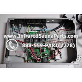 COMPLETE CONTROL POWER BOX 220V / 240V - COMPLETE CONTROL POWER BOX 220V / 240V WASAUNA INFRARED SAUNA STYLE 3 8