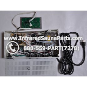COMPLETE CONTROL POWER BOX WITH CONTROL PANEL - COMPLETE CONTROL POWER BOX MASTERSAUNA INFRARED SAUNA STYLE 1 WITH ONE CONTROL PANEL 17