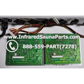 COMPLETE CONTROL POWER BOX WITH CONTROL PANEL - COMPLETE CONTROL POWER BOX IRONMAN INFRARED SAUNA STYLE 4 WITH TWO CONTROL PANELS 4