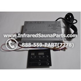 COMPLETE CONTROL POWER BOX WITH CONTROL PANEL - COMPLETE CONTROL POWER BOX IRONMAN INFRARED SAUNA STYLE 3 WITH ONE CONTROL PANEL 2
