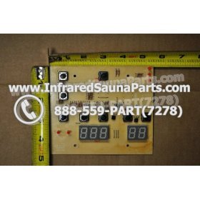 CIRCUIT BOARDS / TOUCH PADS - CIRCUIT BOARD  TOUCHPAD KEYSBACKYARD INFRARED SAUNA SRZHX00D - (8 BUTTONS) 6