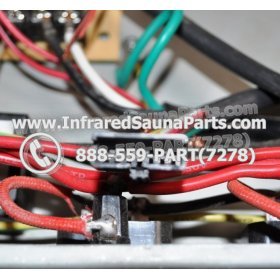 COMPLETE CONTROL POWER BOX WITH CONTROL PANEL - COMPLETE CONTROL POWER BOX WASAUNA INFRARED SAUNA STYLE 2 WITH ONE CONTROL PANEL 8