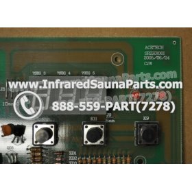CIRCUIT BOARDS / TOUCH PADS - CIRCUIT BOARD  TOUCHPAD WASAUNA INFRARED SAUNA SRZHX001 - (10 BUTTONS) 6