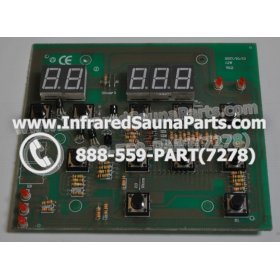 CIRCUIT BOARDS / TOUCH PADS - CIRCUIT BOARD  TOUCHPAD IRONMAN INFRARED SAUNA YX32764-3 (11 BUTTONS) 1