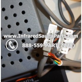 COMPLETE CONTROL POWER BOX WITH CONTROL PANEL - COMPLETE CONTROL POWER BOX CLEARLIGHT INFRARED SAUNA 110v 120v WITH TWO CONTROL PANELS 10