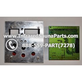 CIRCUIT BOARDS WITH  FACE PLATES - CIRCUIT BOARD WITH FACE PLATE WATERSTAR INFRARED SAUNA  06S064 3