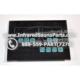 FACE PLATES - FACEPLATE FOR CIRCUIT BOARD SAUNAS TODAY INFRARED SAUNA X106153 1