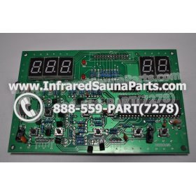 CIRCUIT BOARDS WITH  FACE PLATES - CIRCUIT BOARD WITH FACEPLATE WATERSTAR INFRARED SAUNA 06S10195 2