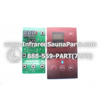 CIRCUIT BOARDS WITH  FACE PLATES - CIRCUIT BOARDS WITH FACE PLATES - YTM-V1.2-KB  (8 BUTTONS)  2 1